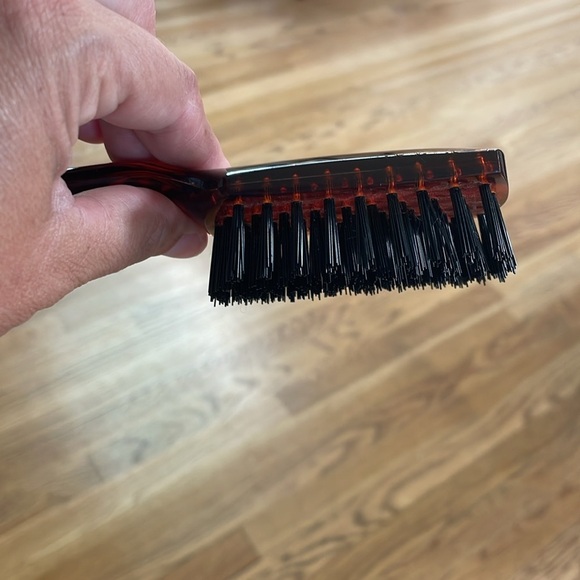 Vintage Stanley Nylon Bristle Hair Brush Tortoise Marbled Color Swirl Handle main image 4